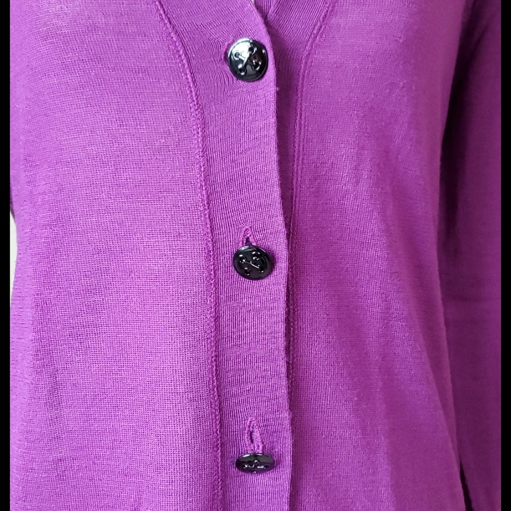 Calvin Klein purple cardigan - Picture 6 of 8